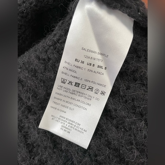 Bogner apre ski rike cable-knit alpaca and wool-blend sweater NWOT - Picture 4 of 6